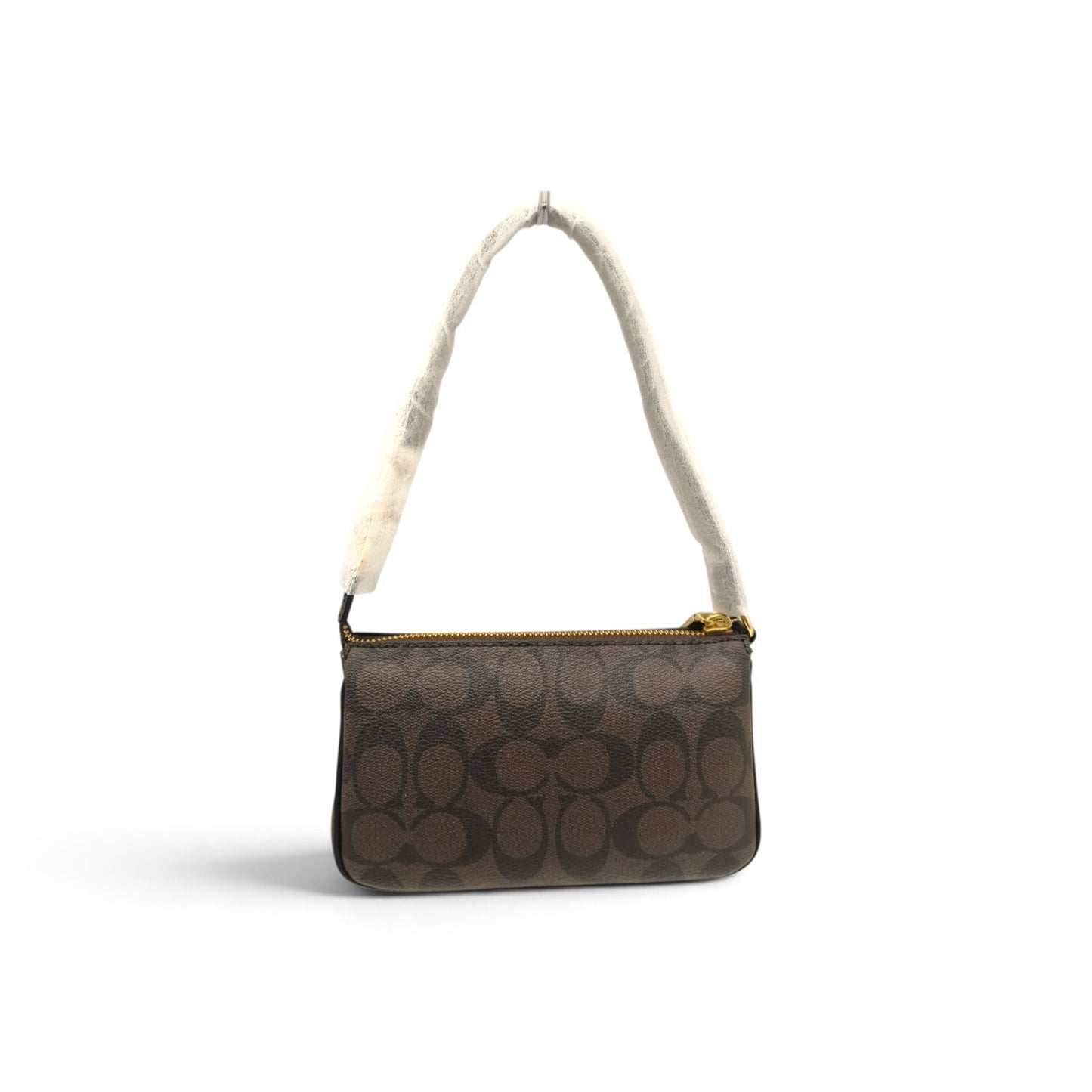 COACH Handbag CS442 Dark Brown NO Lita 19 Rank A