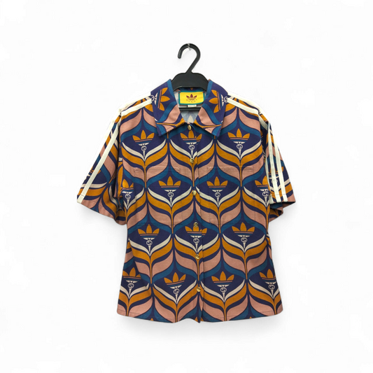GUCCI Shirt 38 Lady's Multi Color 703002 ZAJS5 adidas
