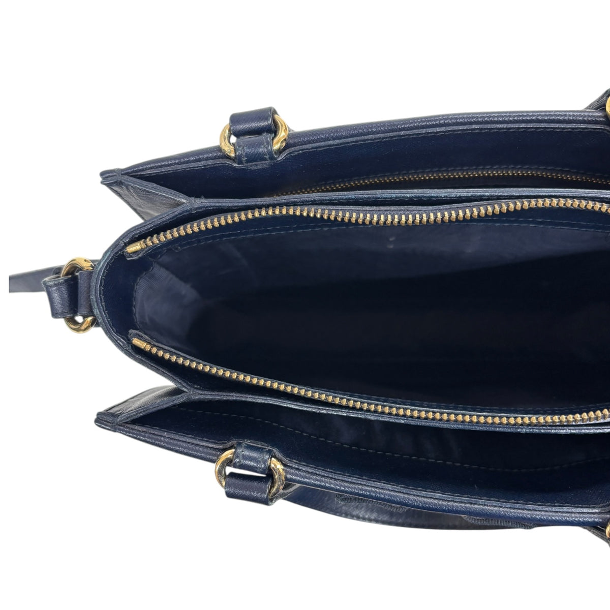 SALVATORE  FERRAGAMO 2WAY BAG AB-21EZ98 NAVY