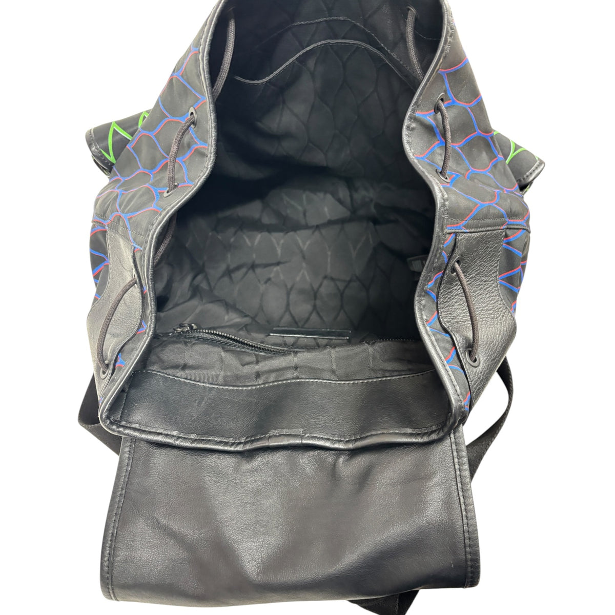 H&M BACKPACK BLACK/GREEN/NAVY