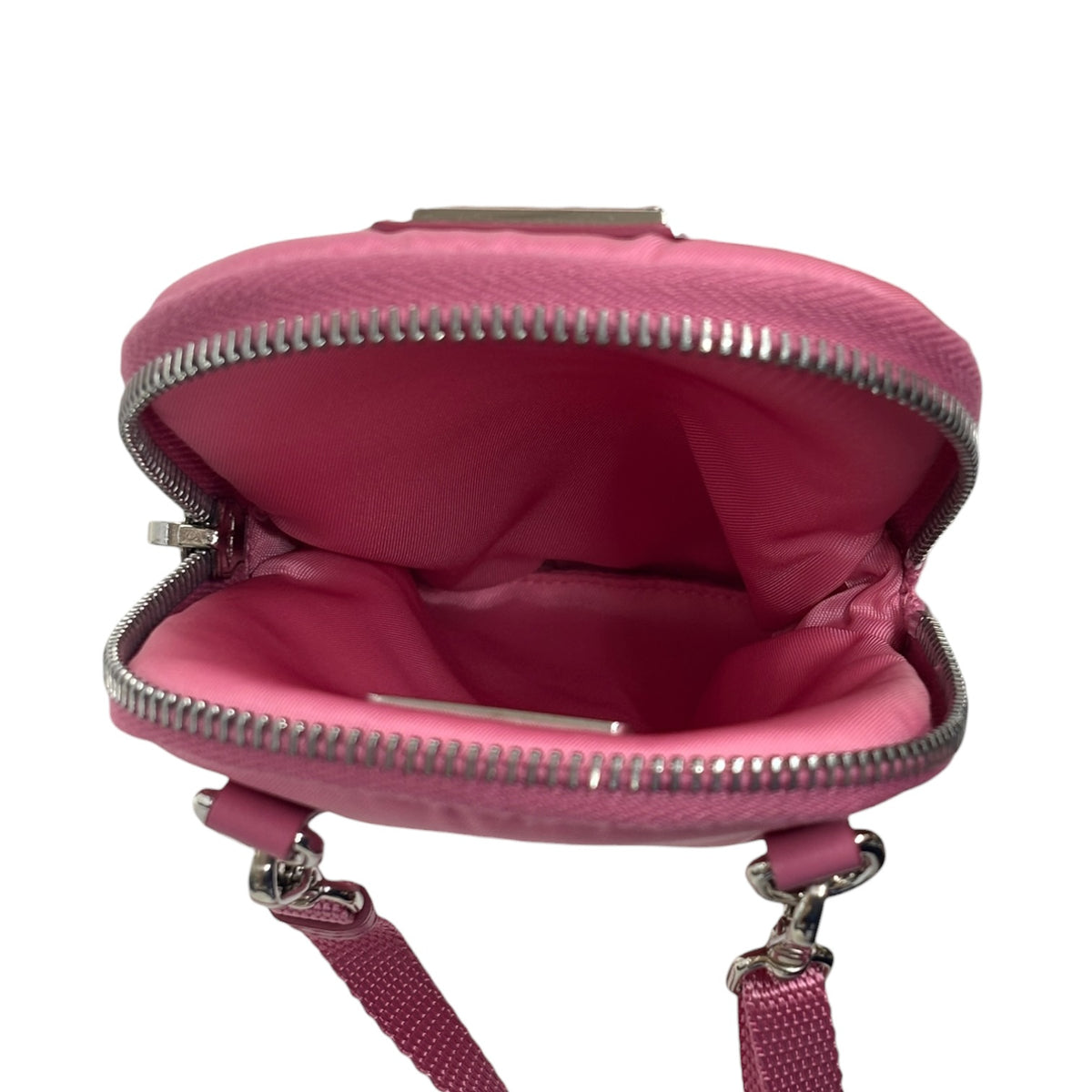 PRADA NYLON SHOULDER POUCH PINK