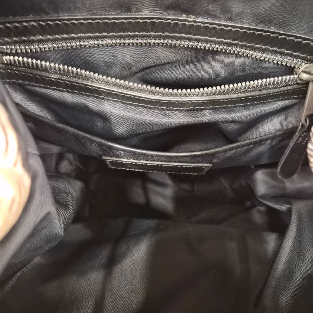 BURBERRY Rucksack R0EVEINT33SIB Beige/Black Rank(B) Stain