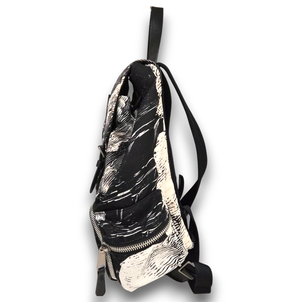 BURBERRY Rucksack R0EVEINT33SIB Beige/Black Rank(B) Stain