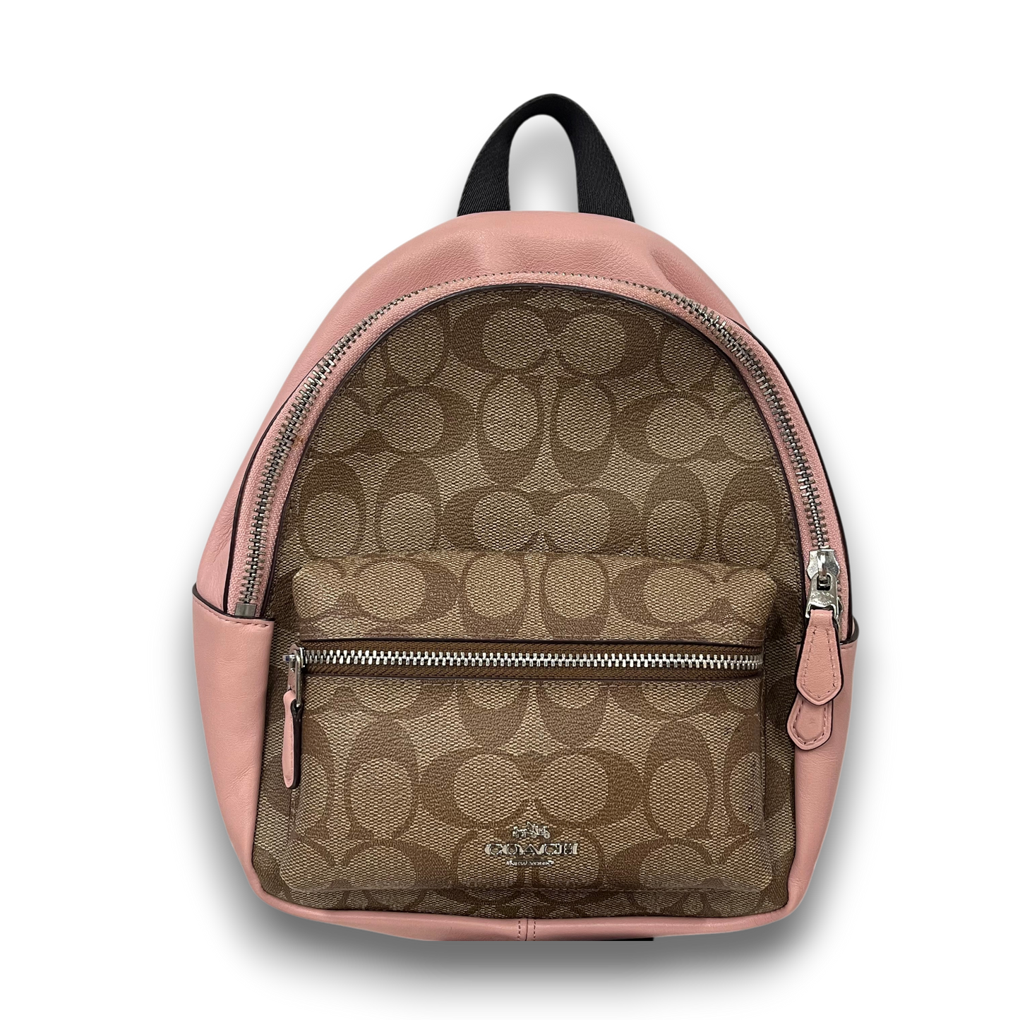 COACH Rucksack F58315 Pink And Brown Rank(B) Tag Damage