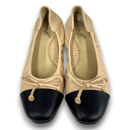 Bloc B. Pumps SIZE 38 Lady's Beige/Black Rank(B)