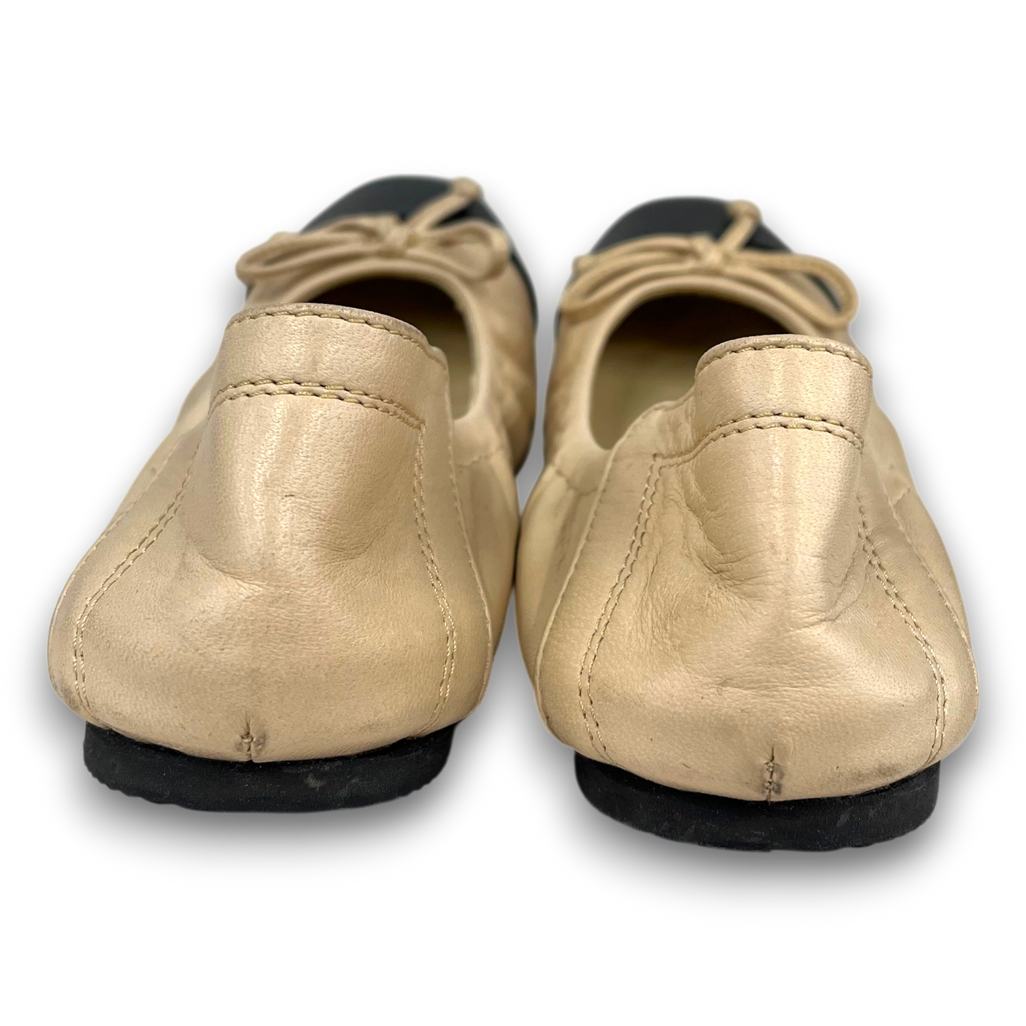 Bloc B. Pumps SIZE 38 Lady's Beige/Black Rank(B)