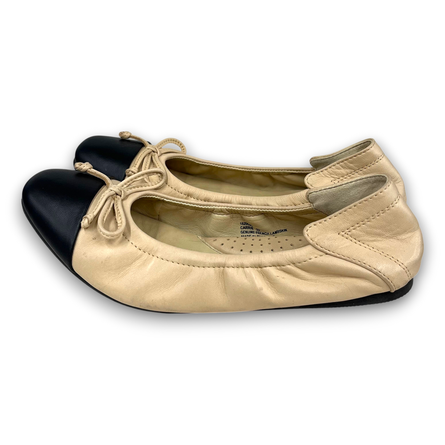 Bloc B. Pumps SIZE 38 Lady's Beige/Black Rank(B)