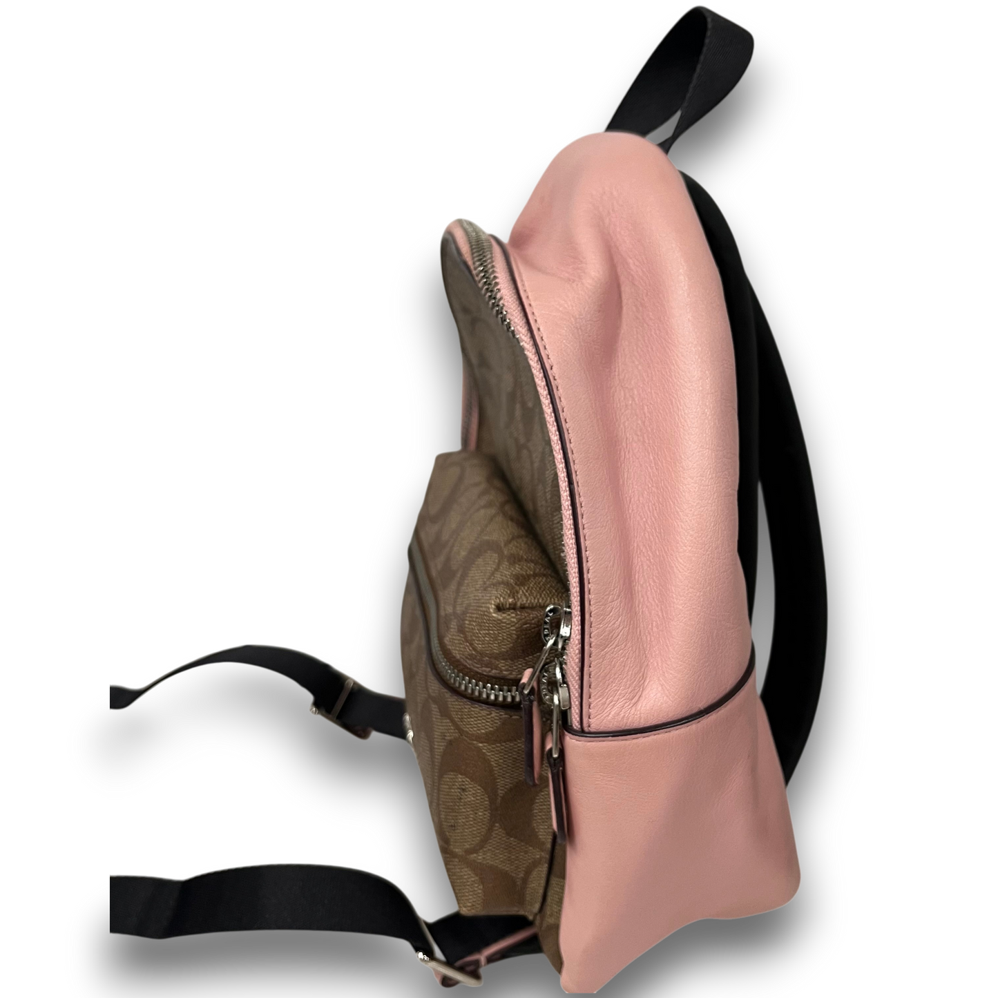 COACH Rucksack F58315 Pink And Brown Rank(B) Tag Damage