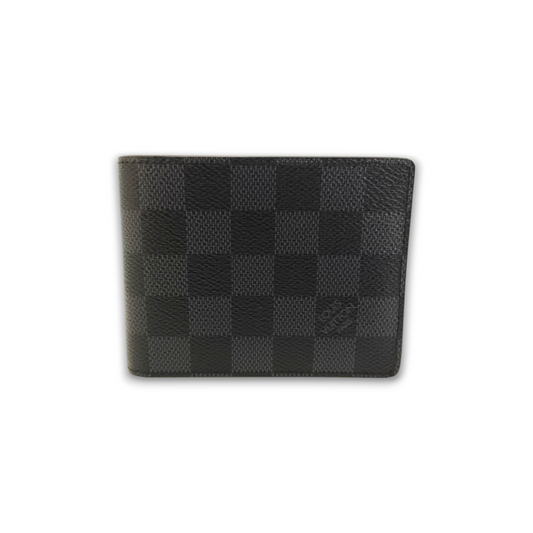 LOUIS VUITTON Wallet N63261 Black NFC Rank B