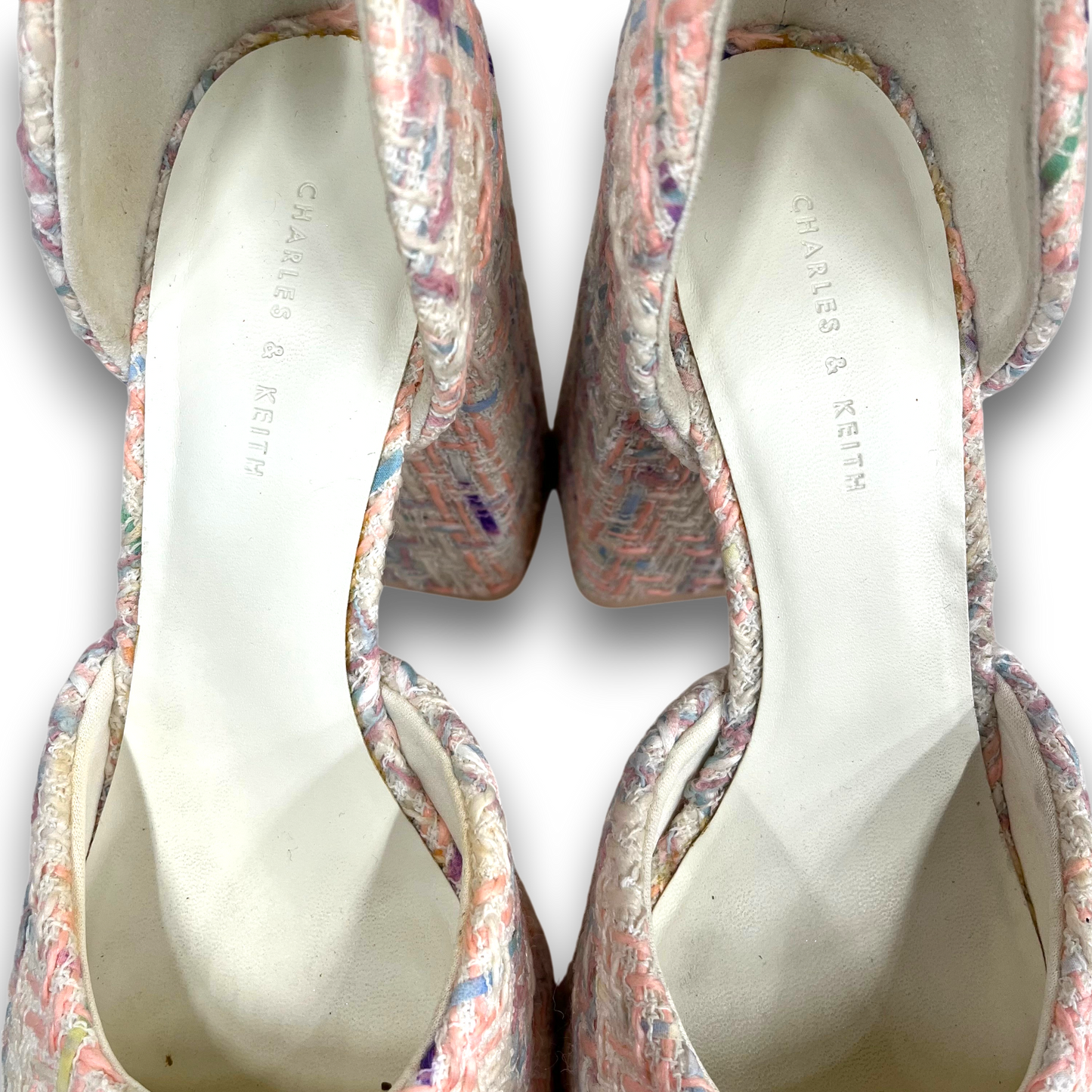 CHARLES & KEITH Heel Pumps SIZE 39 Lady's Pink Pastel Rank(B)