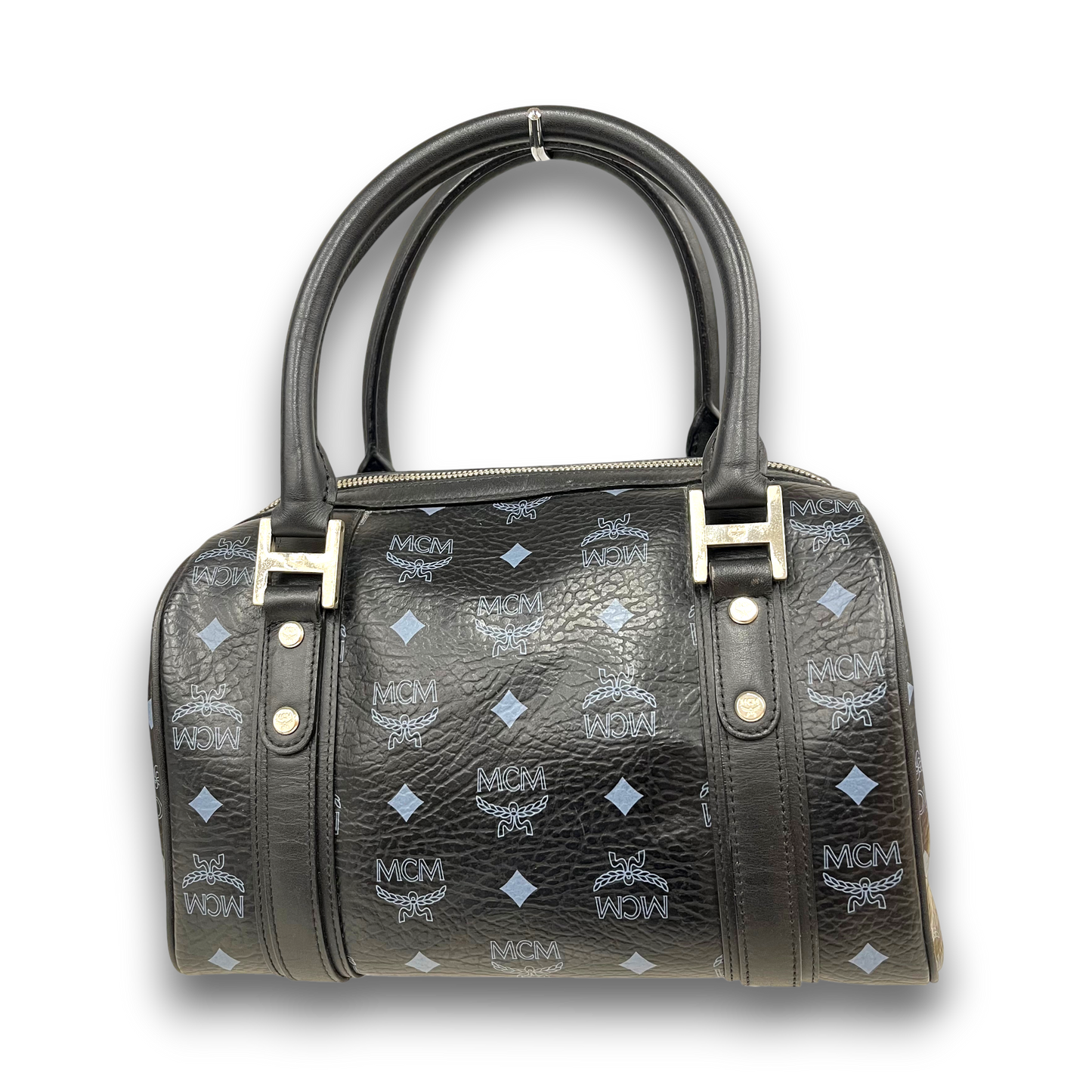 MCM Handbag MWT1AIV02RW001 Black Rank(B)