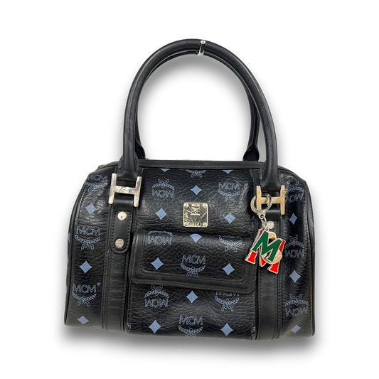 MCM Handbag MWT1AIV02RW001 Black Rank(B)