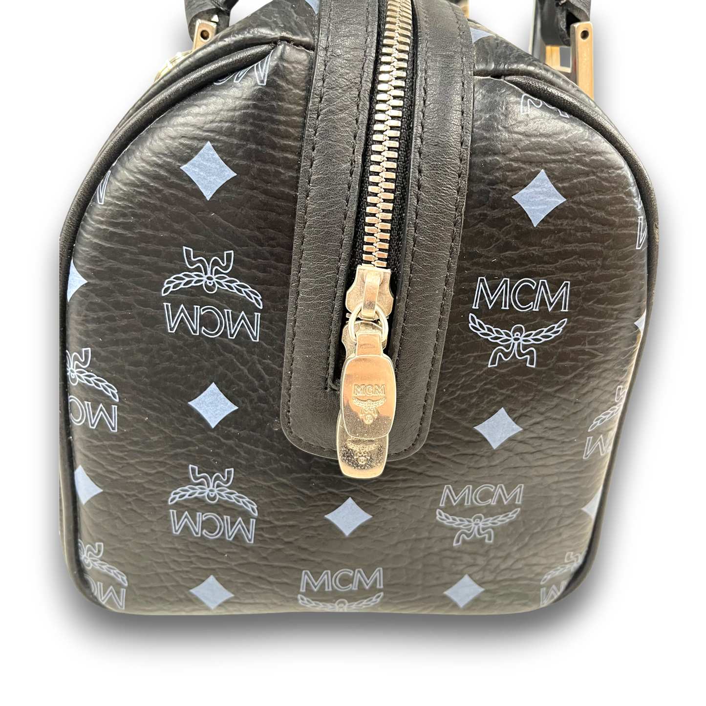MCM Handbag MWT1AIV02RW001 Black Rank(B)