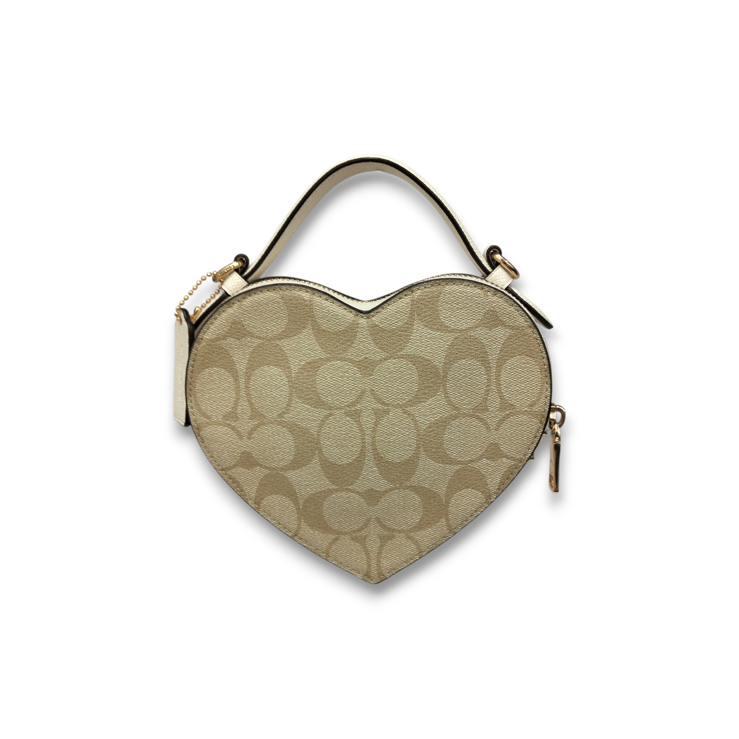 COACH 2WAY Bag CJ450 Beige Rank A