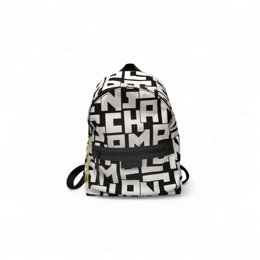 LONGCHAMP Backpack L1119413067 White/Black *Stain* Rank AB