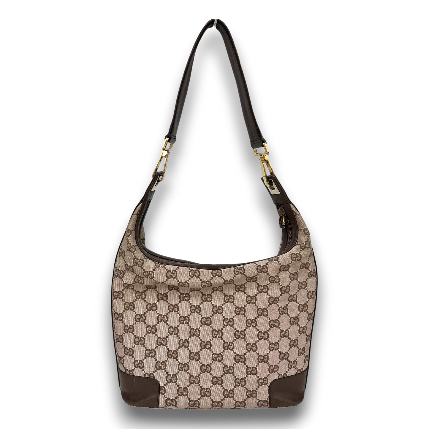 GUCCI Shoulder Bag 001-4204 203998 Brown Rank(B) Damage