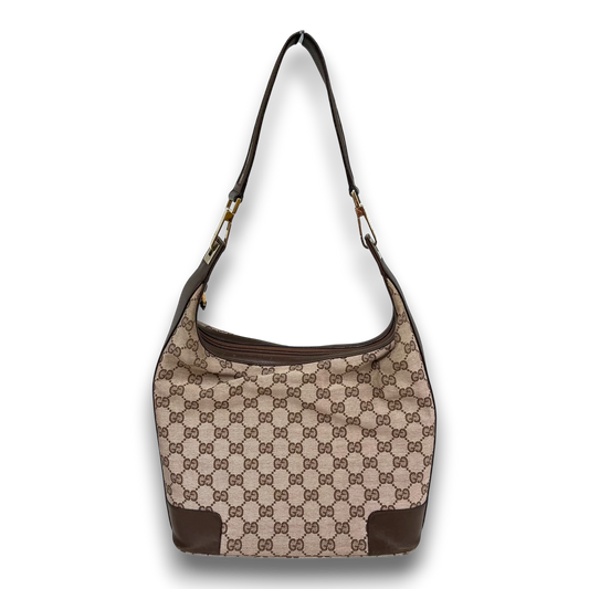 GUCCI Shoulder Bag 001-4204 203998 Brown Rank(B) Damage