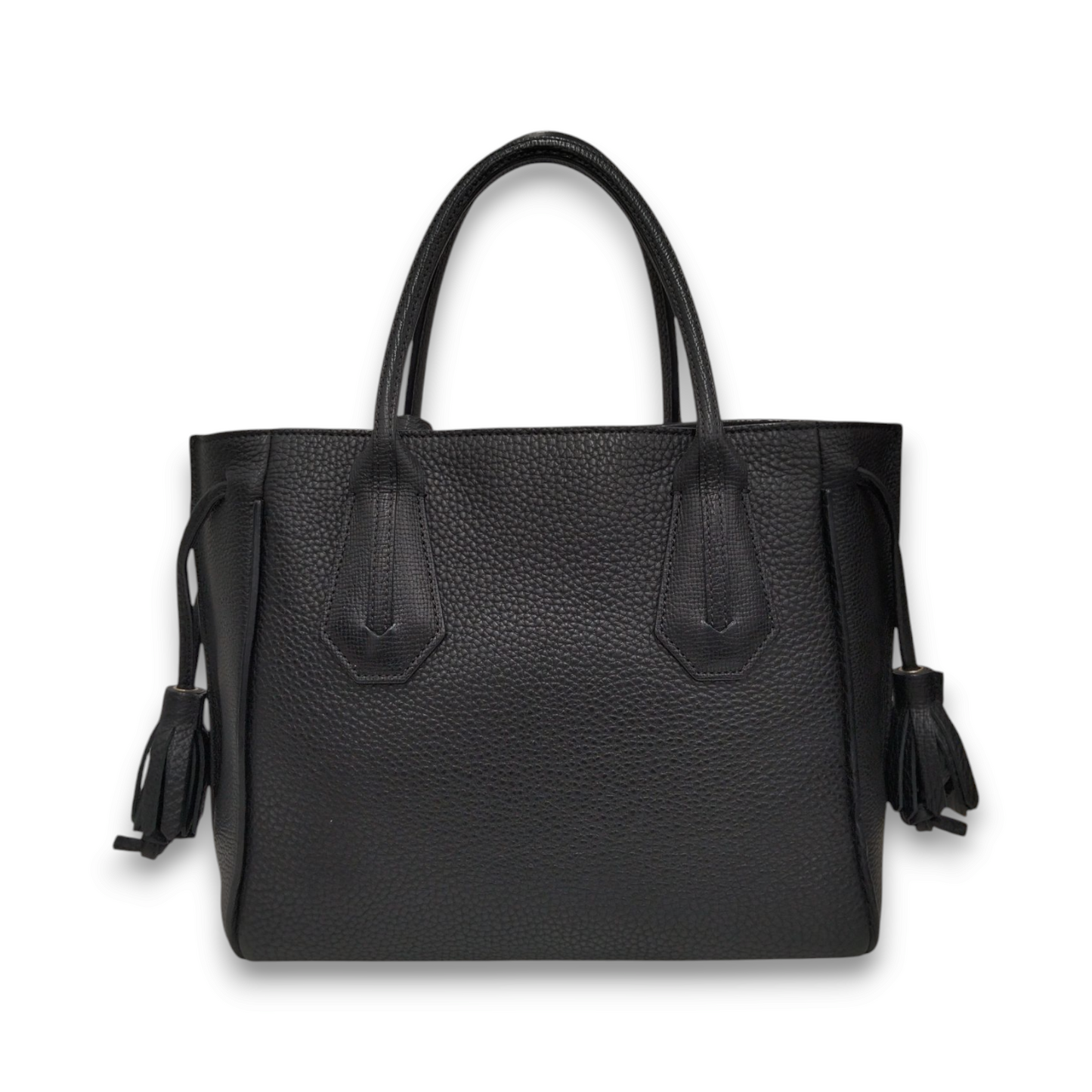 LONGCHAMP Tote Bag 1128216 Black *Stain* Rank B
