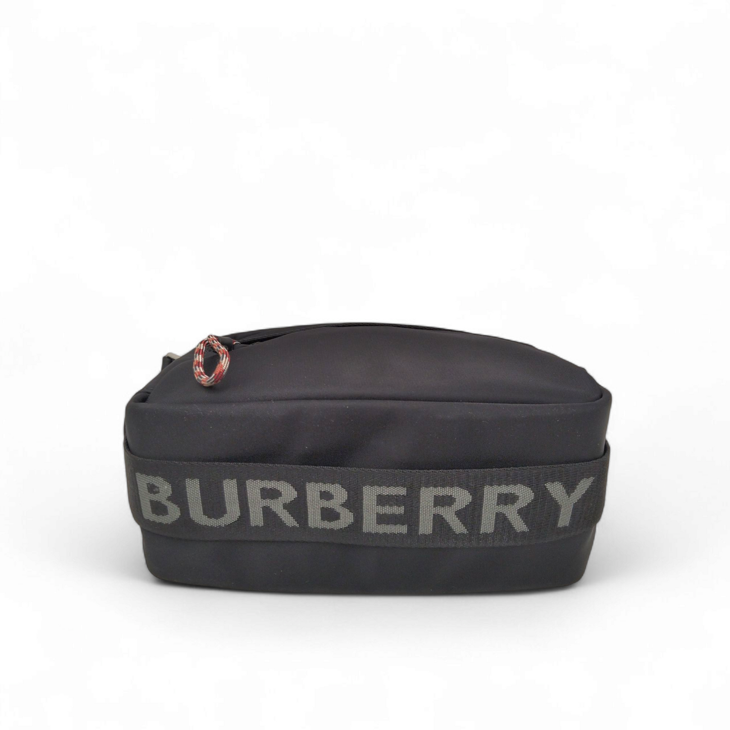 BURBERRY Nylon Shoulder Bag 4015148 Black ECONYL Rank B