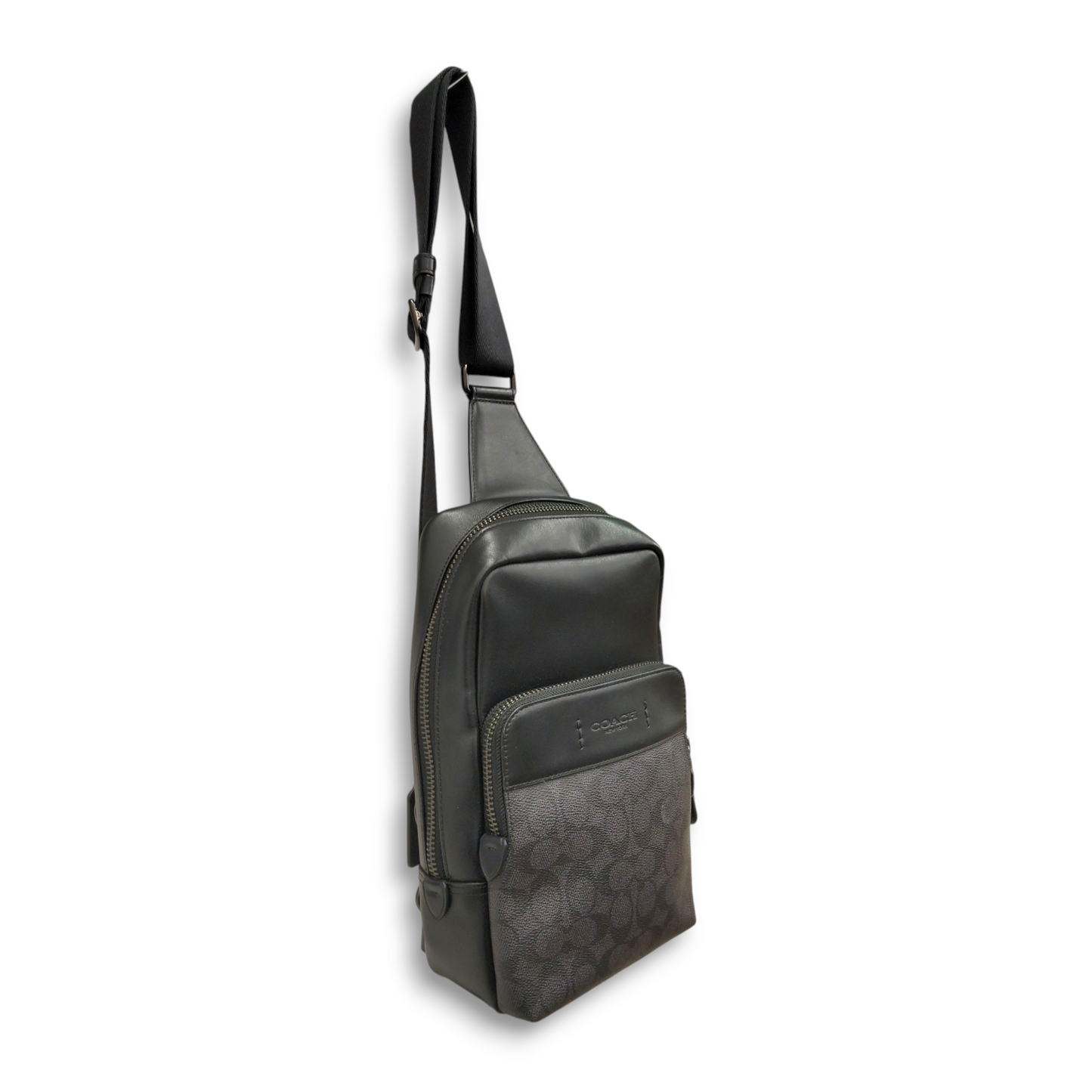 COACH Body Bag C5332 Black *Scratch* Rank AB