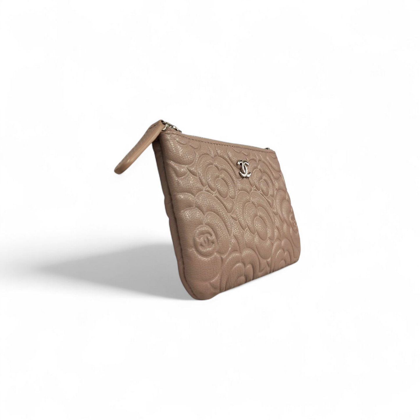 CHANEL Wallet Cameria Pink Inside Stain 28546148 *No Card Rank(B)