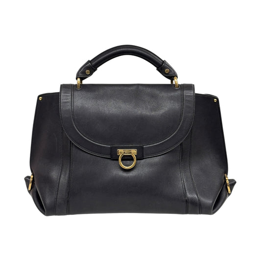 SALVATORE FERRAGAMO 2 WAY Bag FZ-2-G395 Black