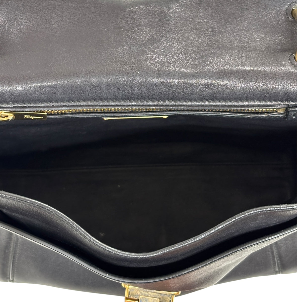 SALVATORE FERRAGAMO 2 WAY Bag FZ-2-G395 Black