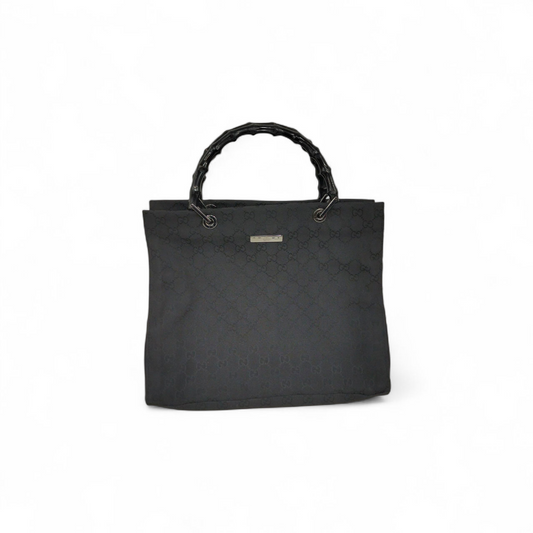 GUCCI Handbag 002. 1010 Black Stain Damage 002058 Rank(B)