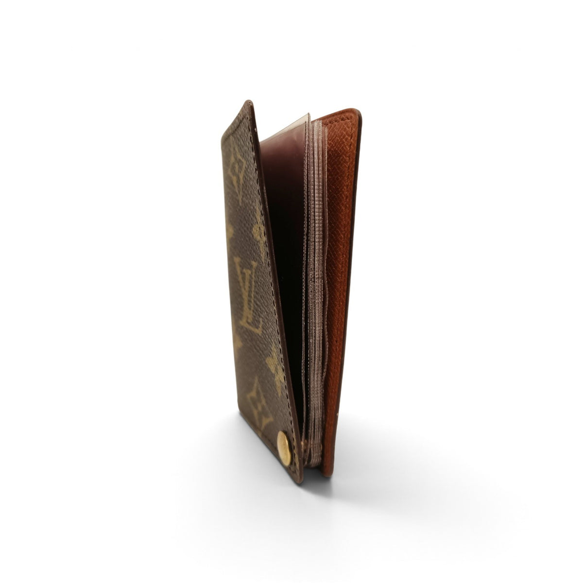 LOUIS VUITTON Card Case Monogram Brown CT0995 Rank B