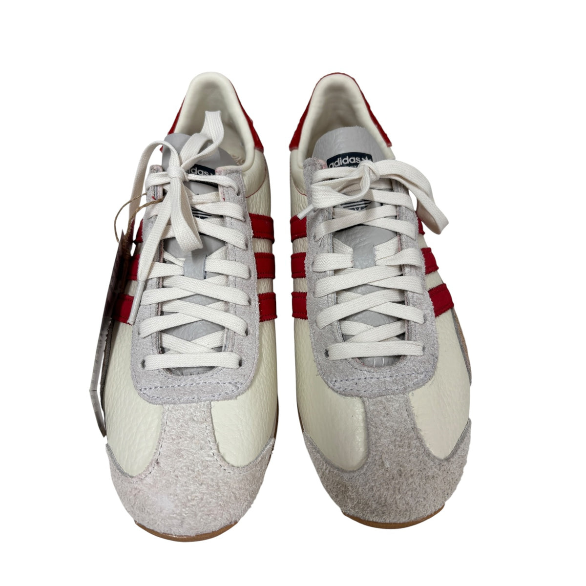 adidas Sneaker Size 40.5 JI2868 Mens Baige/Red Rank (A)