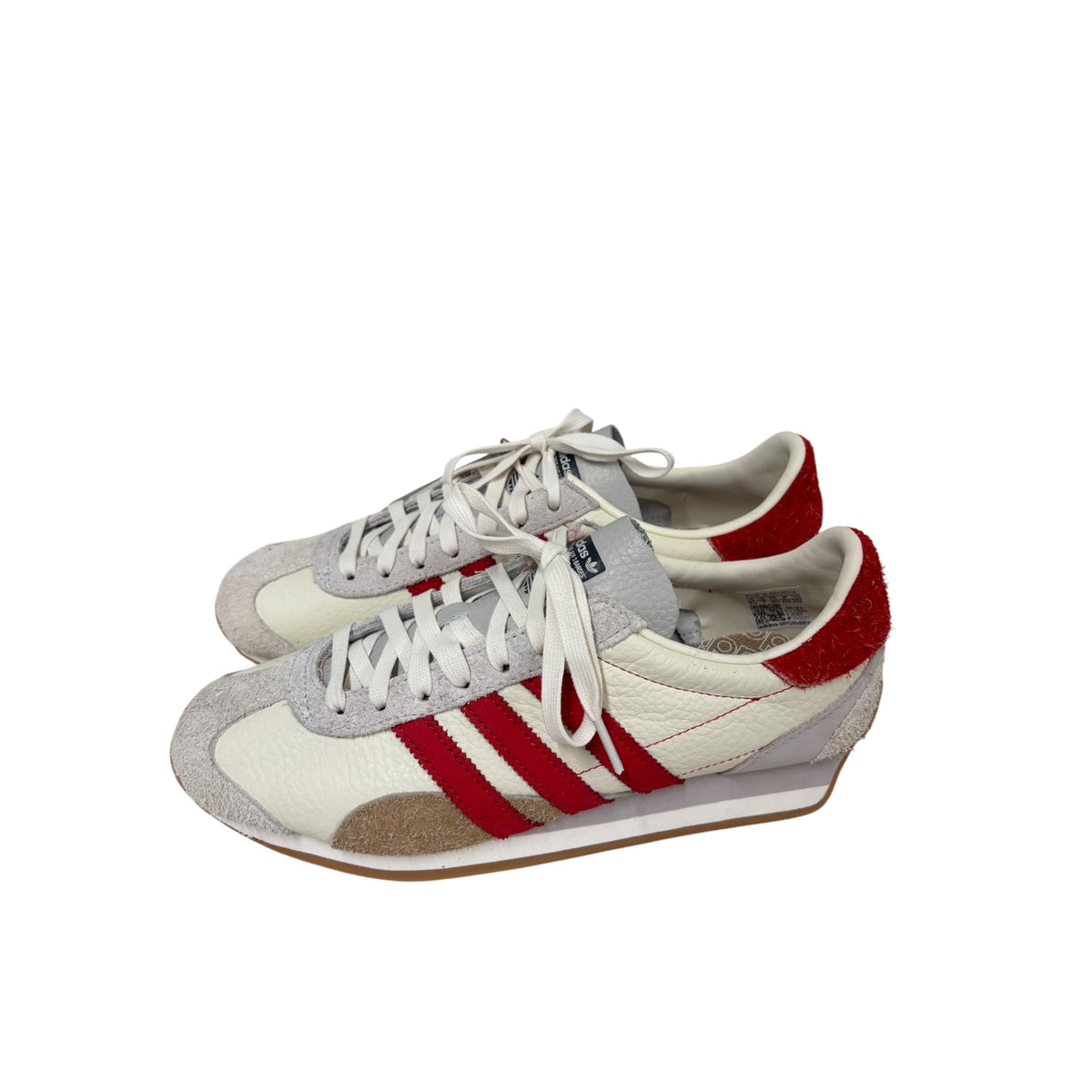 adidas Sneaker Size 40.5 JI2868 Mens Baige/Red Rank (A)