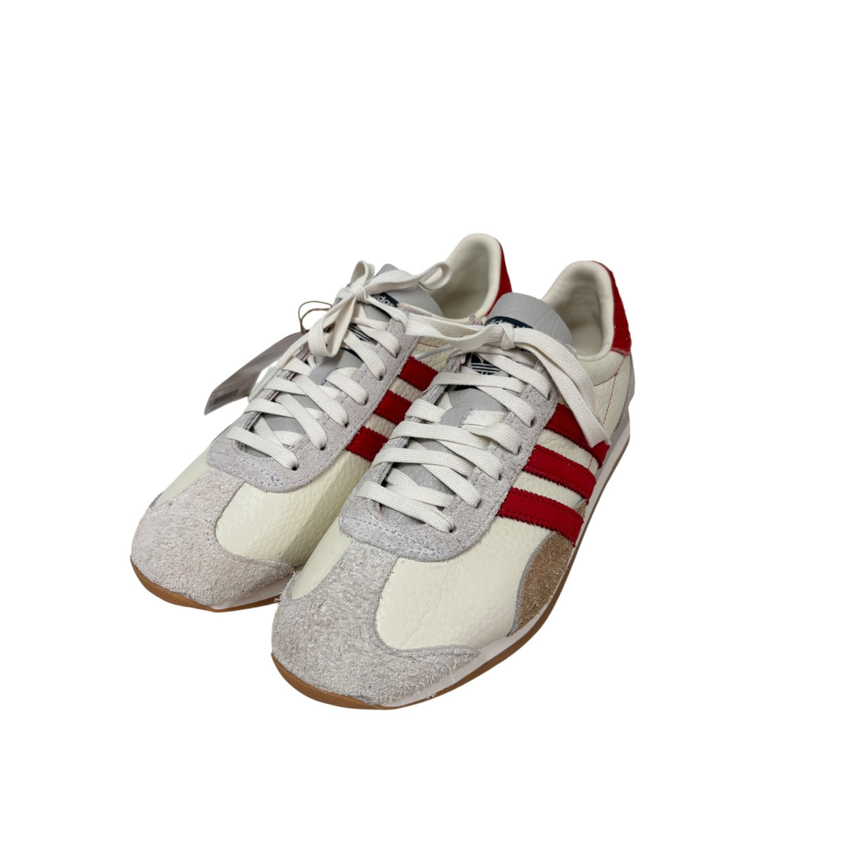 adidas Sneaker Size 40.5 JI2868 Mens Baige/Red Rank (A)