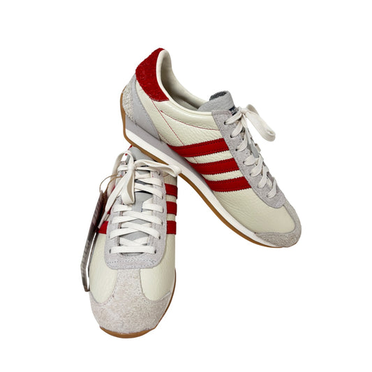 adidas Sneaker Size 40.5 JI2868 Mens Baige/Red Rank (A)