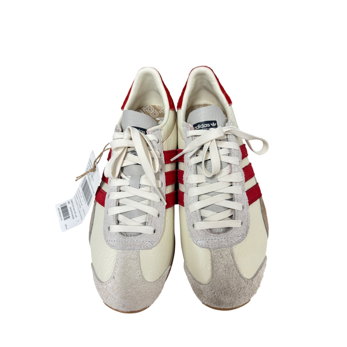 adidas Sneaker Size 40.5 JI2868 Mens Baige/Red Rank (A)
