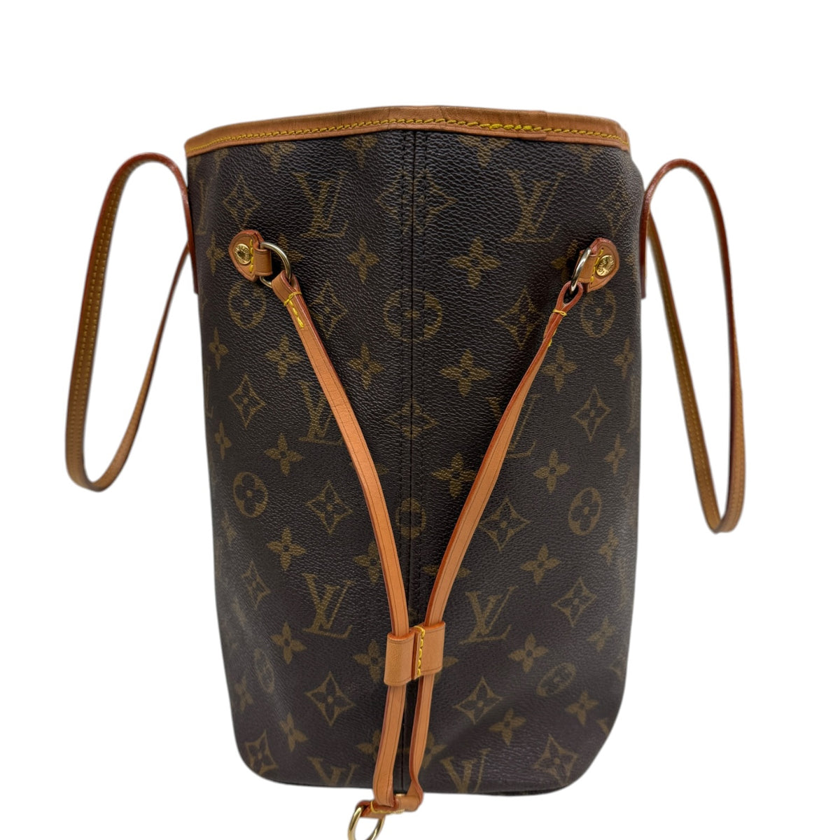 LOUIS VUITTON Tote Bag M40156 Brown MM REPAIR