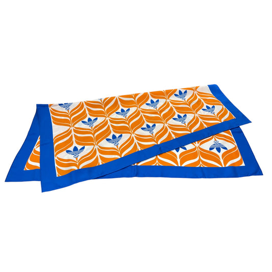 GUCCI X ADIDAS Scarf 716092 Orange / Blue