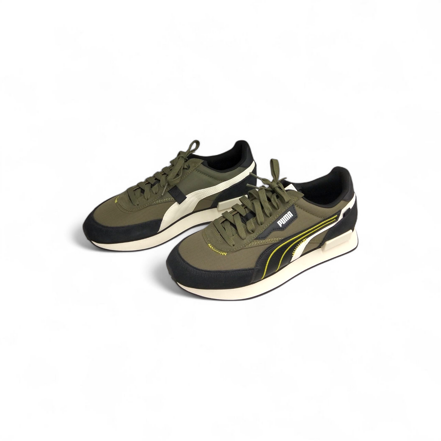 PUMA Sneaker 44.5 Future Rider Displaced 38314827 Mens Olive Rank (B)