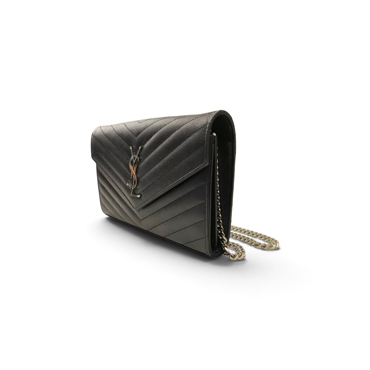 Saint Laurent Paris Shoulder Bag 377828 Black BRS377828-1121 Rank B