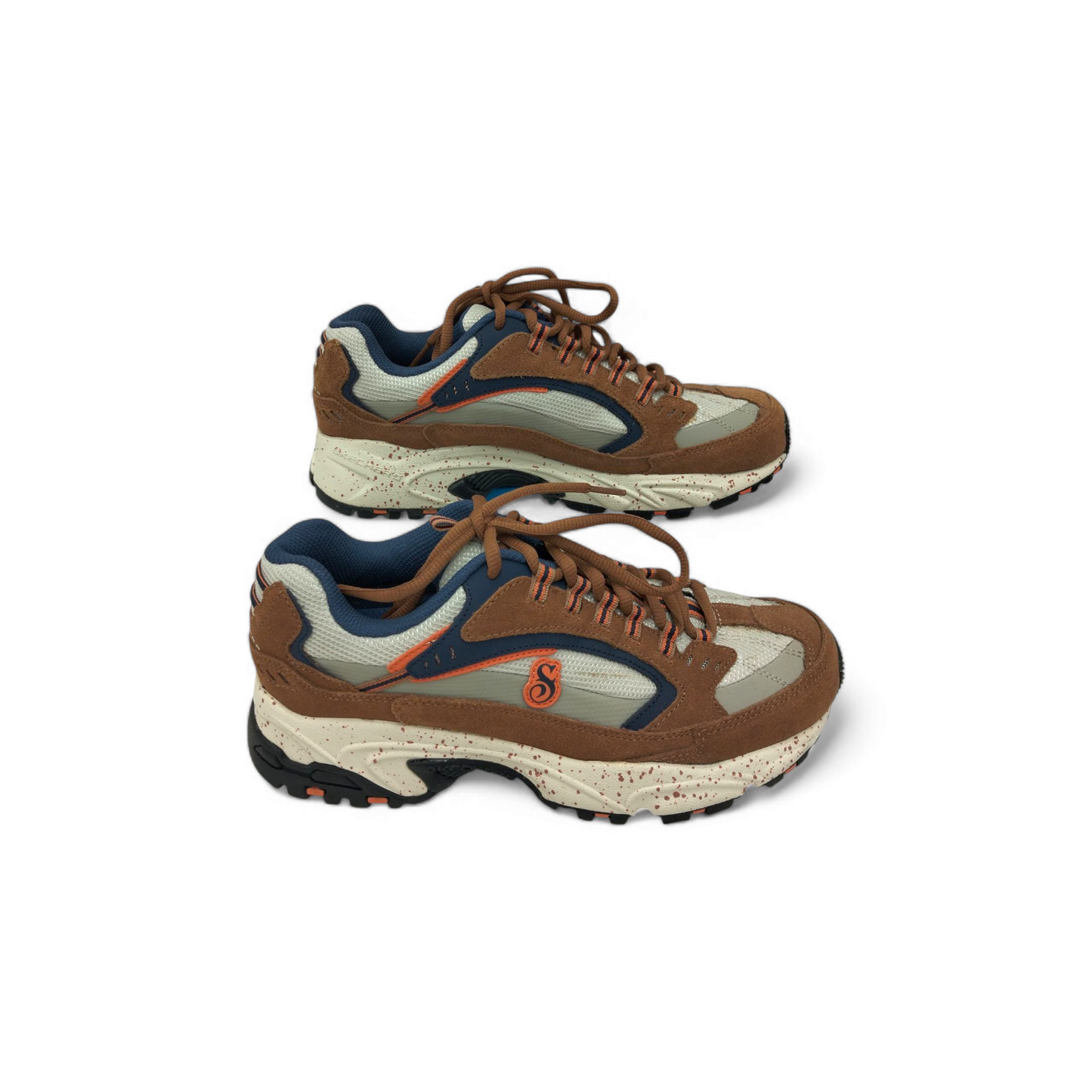 SKECHERS Sneaker SIZE 26cm Mens STAMINA SNOOP 91 Ivory/Brown 251018