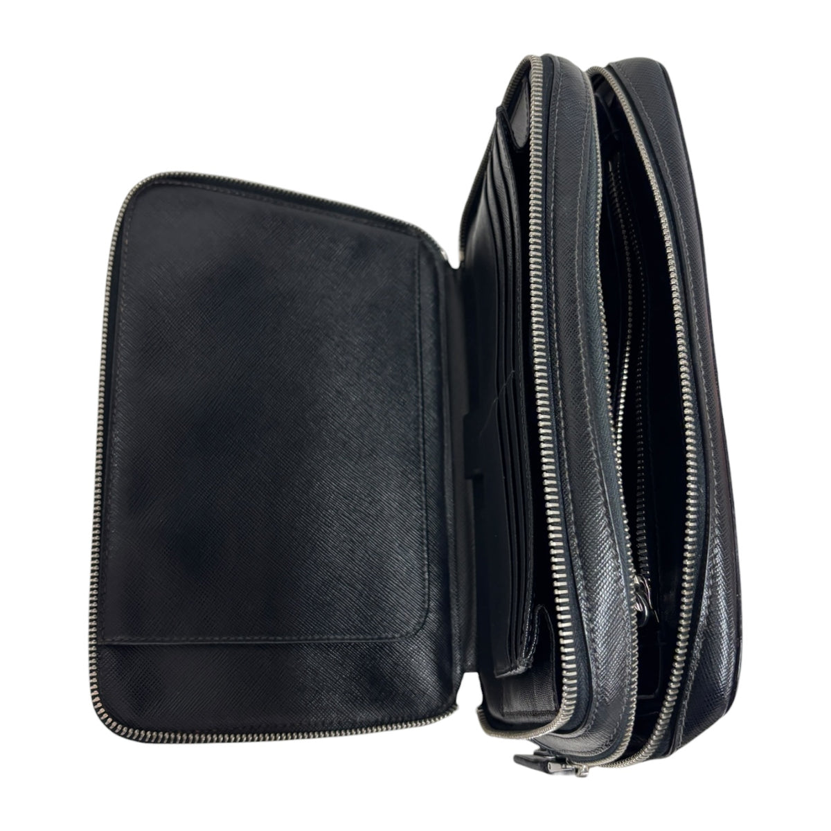 PRADA Saffiano leather por 164 Black