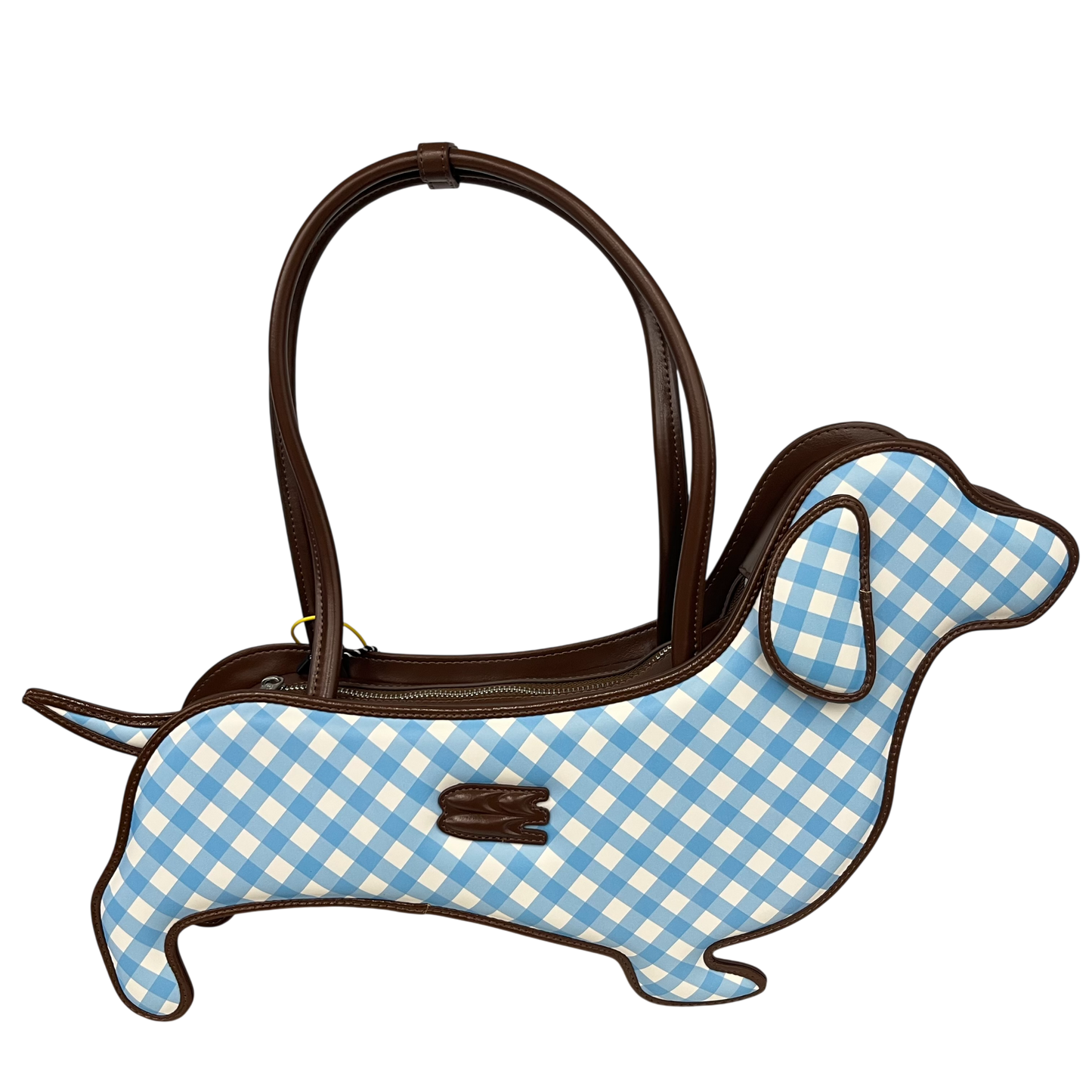 CRYING CENTER Tote Bag Dachshund Rank (A) Sky Blue/Brown
