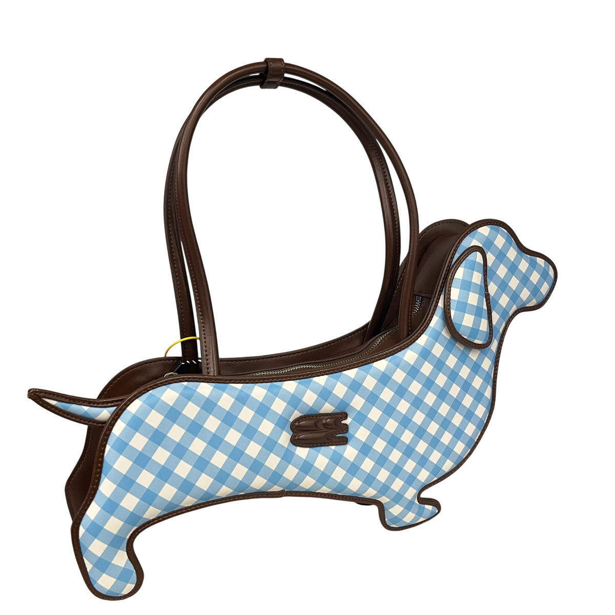 CRYING CENTER Tote Bag Dachshund Rank (A) Sky Blue/Brown