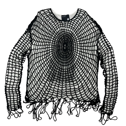Ranger Cartel Mesh Knit SIZE M Mens Black/White