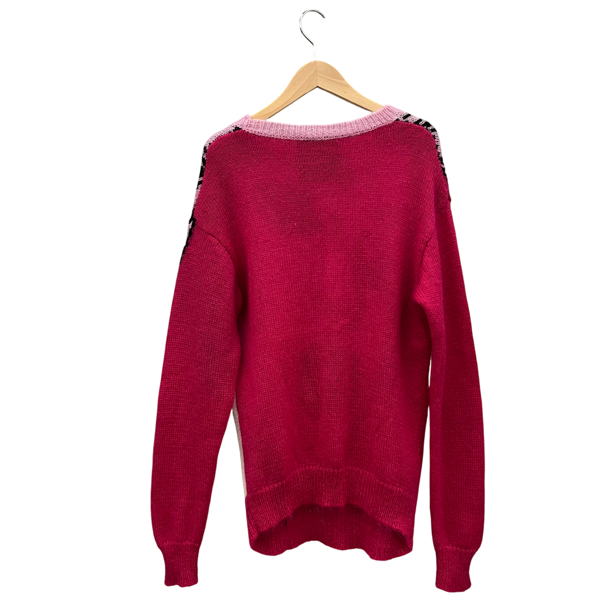 MOSCHINO Sweater SIZE unknown Lady's Shocking Pink Rank (B)