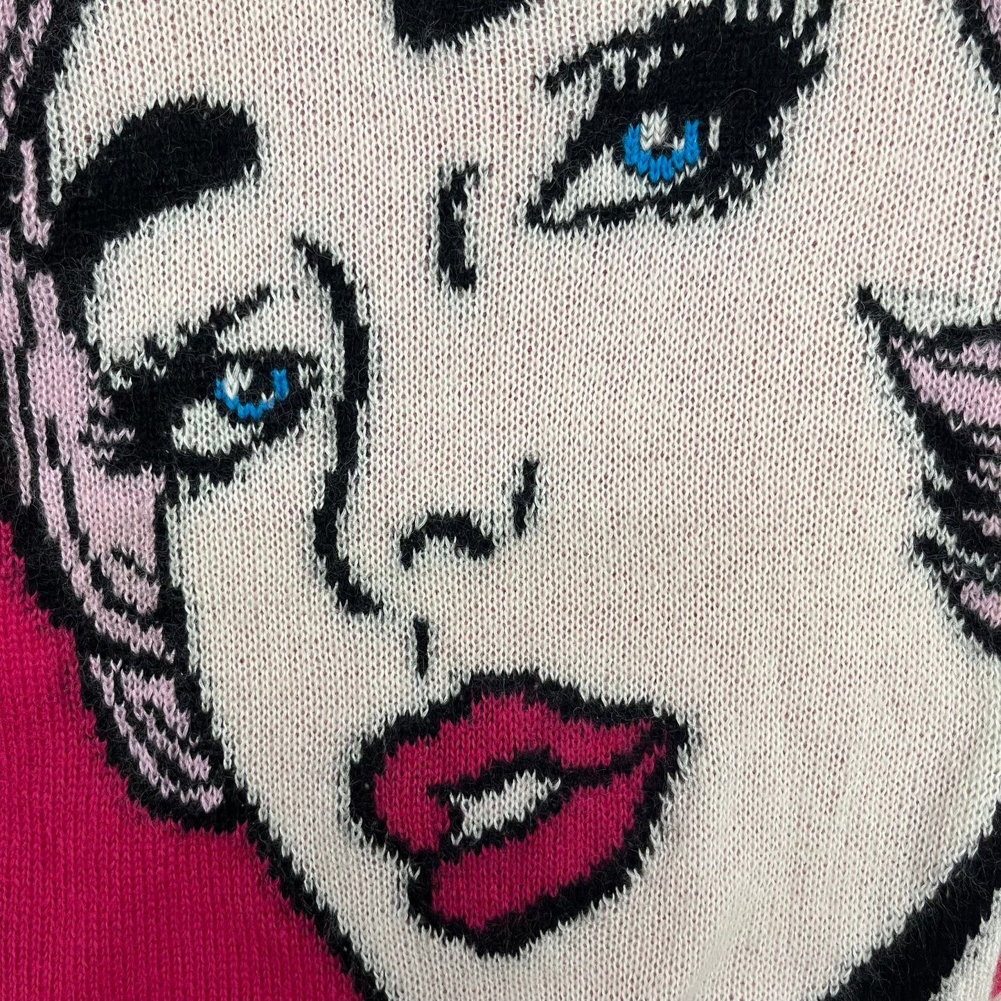 MOSCHINO Sweater SIZE unknown Lady's Shocking Pink Rank (B)