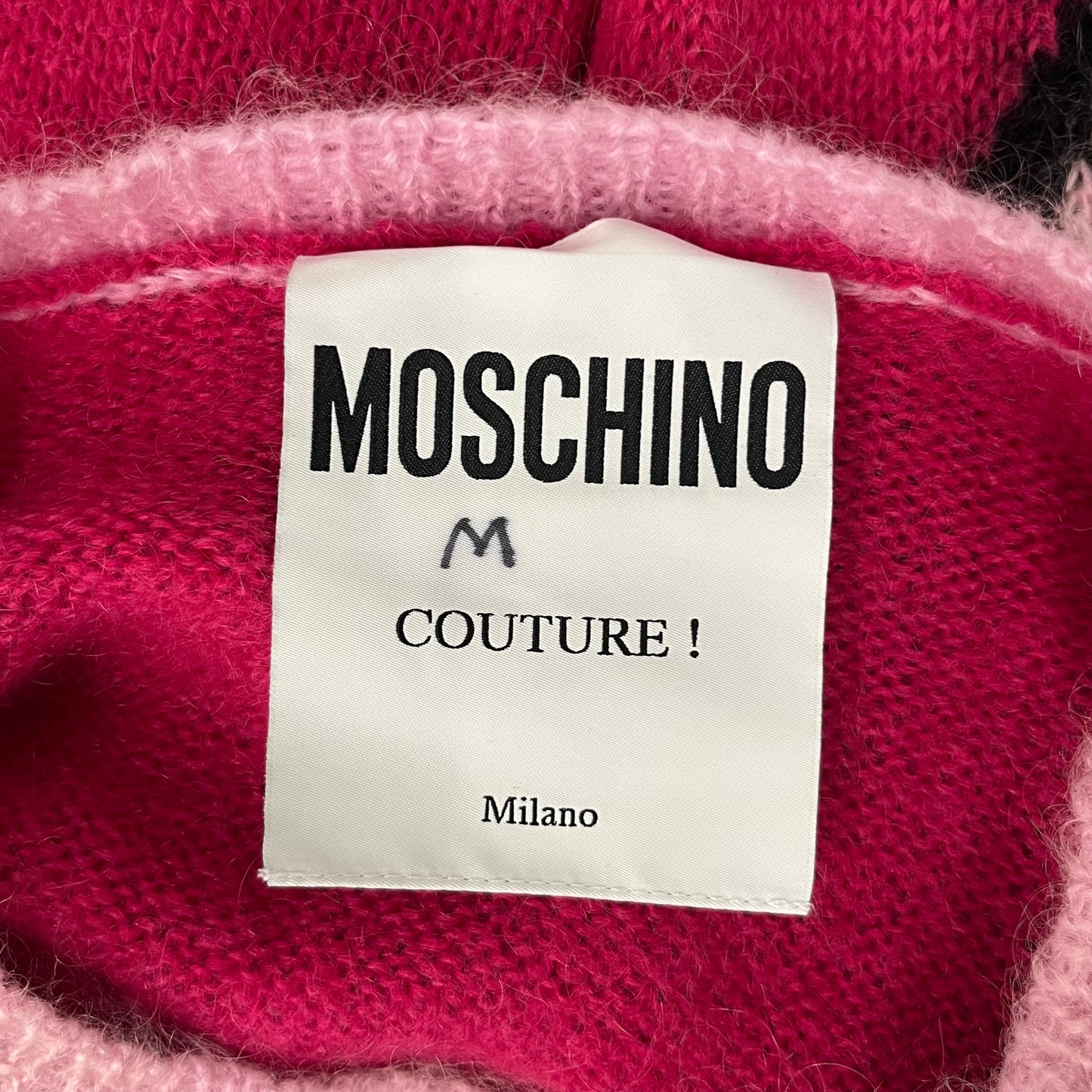 MOSCHINO Sweater SIZE unknown Lady's Shocking Pink Rank (B)