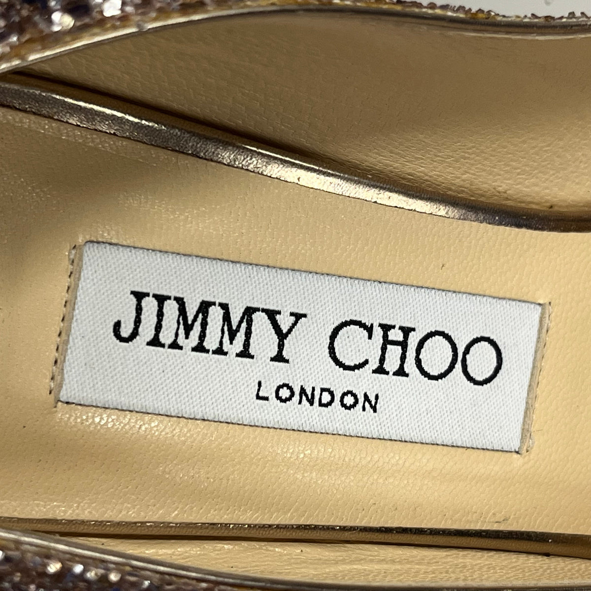 JIMMY CHOO High Heels Pumps 37 Lady's Gold Rank (A)
