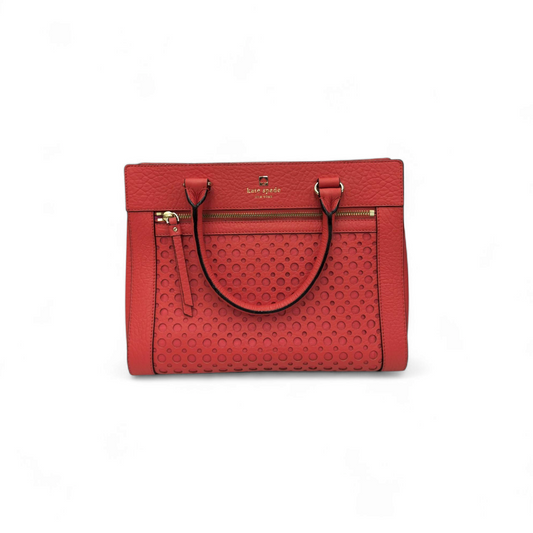 Kate Spade Handbag WKRU2866 Red *Stain Without Shoulder Strap* Rank B
