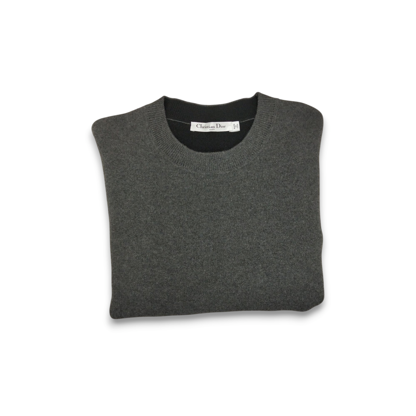 Christian Dior JADIOR8 Crewneck Knit 36 Lady's 844S55AM009 Gray