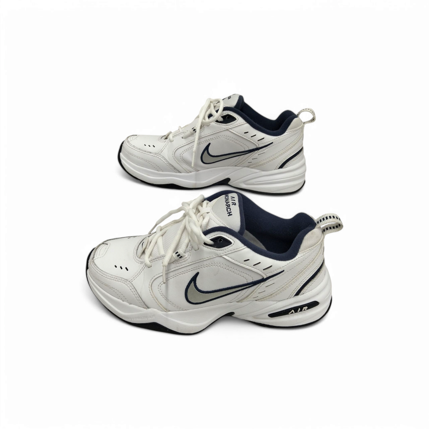 NIKE Sneaker Size 41 Mens 415445-102 White and Navy Rank B